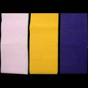 Thick Crepe paper, pink, Dark blue, 10.8cm x 2.5m, 3 sheets, 75 gsm, [CR398]