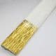 Thick Crepe paper, white, Gold colour, 40cm x 50cm, 1 sheet, [CR285]