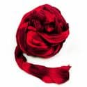 Two colours dyed nylon, Burgandy, red, Stretched Size per piece 1.5m x 15cm, 4 pieces, [SWW0955]