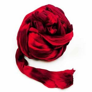 Two colours dyed nylon, Burgandy, red, Stretched Size per piece 1.5m x 15cm, 4 pieces, [SWW0955]