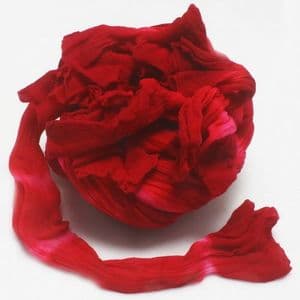 Two colours dyed nylon,Dark red, Magenta, Stretched Size 1.5m x 15cm, 1 piece, [SWW0558]
