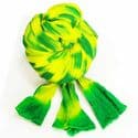 Two colours dyed nylon, green, Olive, Stretched Size per piece 1.5m x 15cm, 4 pieces, [SWW0521b]