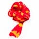 Two colours dyed nylon, Nylon, Burgandy, orange, Stretched Size 1.5m x 15cm, 1 piece, [SWW0553a]