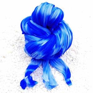 Two colours nylon, Dark blue, Light blue, Stretched Size per piece 1.5m x 15cm, 4 pieces, [SWW0864]