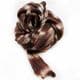 Two colours Specially dyed nylon, brown, white, Stretched Size 1.5m x 15cm, 1 piece, [SWW0583A]