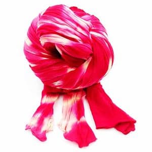 Two colours Specially dyed nylon, Dark red, Magenta, Stretched Size 1.5m x 15cm, 1 piece, [SWW0874]