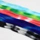 Two colours Specially dyed nylon, Nylon, Assorted colours, 5 piece, Stretched size 1.5m x 15cm, [SWW0508]