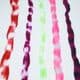 Two colours Specially dyed nylon, Nylon, Assorted colours, Stretched size 1.5m x 15cm, 5 pieces, [SWW0665]