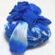 Two colours Specially dyed nylon, Nylon, blue, white, 1 piece, Stretched size 1.5m x 15cm, [SWW0548]