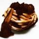 Two colours Specially dyed nylon, Nylon, brown, white, 4 piece, Stretched size 1.5m x 15cm, [SWW0523]