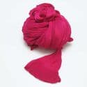 Two colours Specially dyed nylon, Nylon, Burgandy, Magenta, Stretched size 1.5m x 15cm, 4 pieces, [SWW0669]