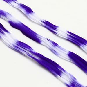 Two colours Specially dyed nylon, Nylon, Dark blue, white, Stretched Size per piece 1.5m x 15cm, 20 pieces, [001SWW0332]