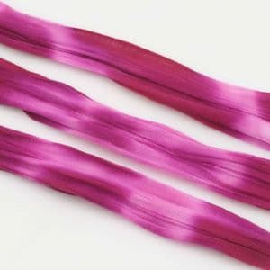 Two colours Specially dyed nylon, Nylon, Pinkish red, Light pink, 1 piece, Stretched size 1.5m x 15cm, (SWW0191)