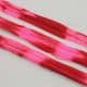 Two colours Specially dyed nylon, Nylon, Pinkish red, pink, 1 pieces, Stretched size 1.5m x 15cm, (SWW0262)