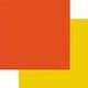 Yellow and red, 6 inch (15 cm) square, 15 sheets, (C211a)