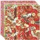 Yuzen Chiyogami floral patterns, Assorted colours, 10cm x 10cm, 1 case of 3 packs, 90 sheets, 70 gsm, [XRC005A]