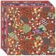 Yuzen Chiyogami floral patterns, Assorted colours, 10cm x 10cm, 1 case of 3 packs, 90 sheets, 70 gsm, [XRC005A]