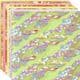 Yuzen Chiyogami floral patterns, Assorted colours, 10cm x 10cm, 30 sheets, [XRC004]