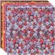 Yuzen Chiyogami floral patterns, Assorted colours, 10cm x 10cm, 30 sheets, [XRC005]