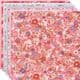Yuzen Chiyogami floral patterns, Assorted colours, 10cm x 10cm, 30 sheets, [XRC006]