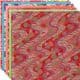 Yuzen Chiyogami floral patterns, Assorted colours, 10cm x 10cm, 30 sheets, [XRC007]