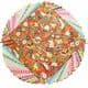 Yuzen Chiyogami floral patterns, Assorted colours, 10cm x 10cm, 30 sheets, [XRC022]