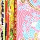 Yuzen Chiyogami floral patterns, Assorted colours, 5cm x 5cm, 40 sheets, [RCZ074]