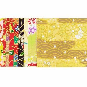 Yuzen Chiyogami [Papers not perfectly square - sold at a discount], 5cm x 5cm, 20 sheets, [RCZ160]