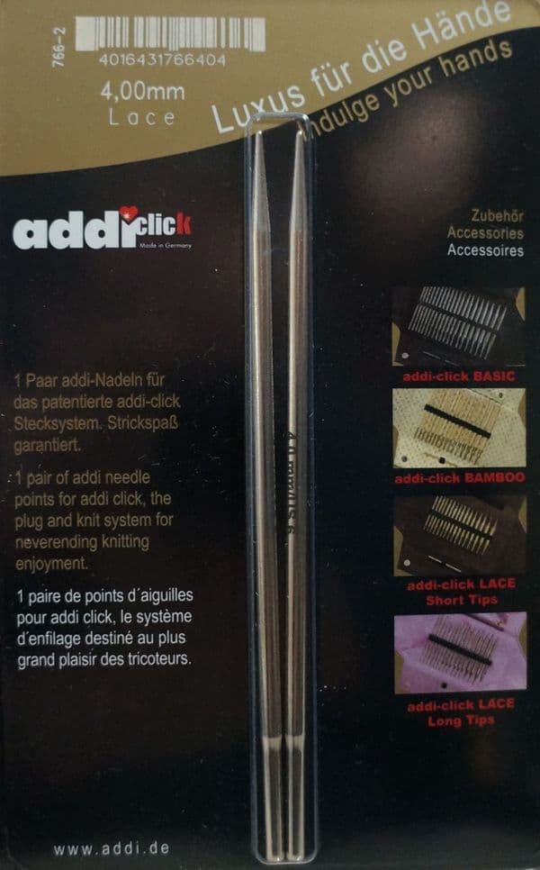 Addi Click Long Lace Needle Tips