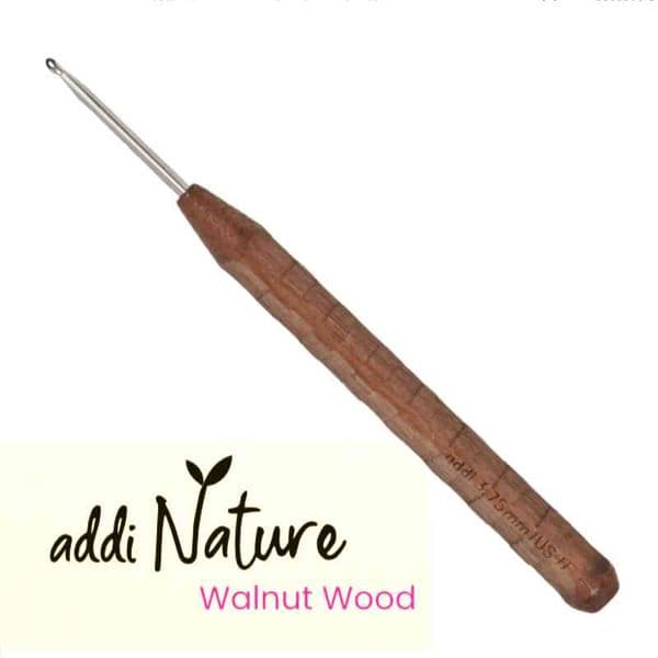 AddiNature Walnut Crochet Hooks