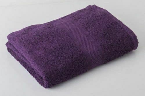 Aubergine 100% Cotton Towel 500 Gsm