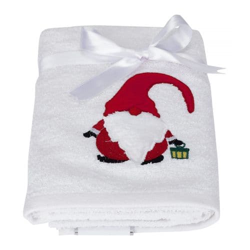 Gonks Christmas Embroidered Hand Towel 50 x 75 cm