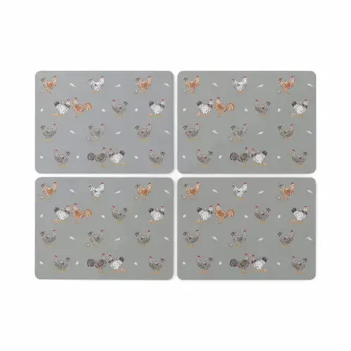 Hen House Lane 4 Pack Placemats