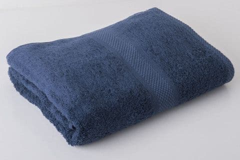 Navy Blue 100% Cotton Towel 500 Gsm