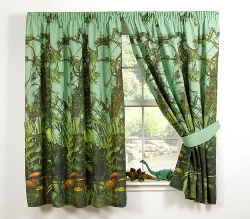 T Rex Pencil Pleat Curtains 66" x 72"