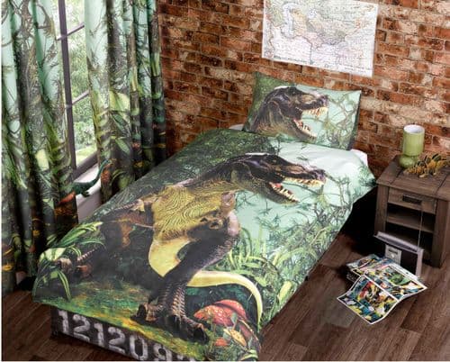 T Rex Single Duvet Cover Set