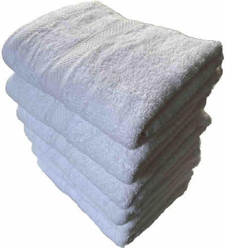 White 100% Cotton Towel 500 Gsm