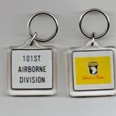 101st AIRBORNE THE SCREAMING EAGLES KEY RING