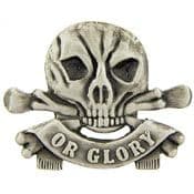 17th / 21st Lancers ( Death or Glory Boys ) Lapel / Sweetheart Pin (EG)