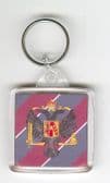 1st QUEEN'S DRAGOON GUARDS LARGE KEY RING