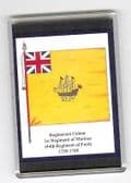 1st REGIMENT OF MARINES COLOUR 1739 LARGE FRIDGE MAGNET