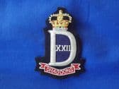 22nd DRAGOONS BLAZER BADGE