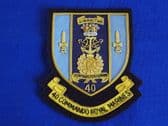 40 COMMANDO ROYAL MARINES BLAZER BADGE