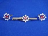 4th / 7th DRAGOON GUARDS CUFF LINK AND TIE GRIP / CLIP SET