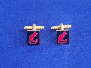 7th ARMOURED DIVISION ( DESERT RATS ) CUFF LINKS