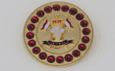 9th / 12th ROYAL LANCERS BROACH / BROOCH (GR)
