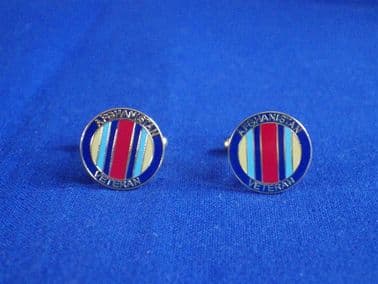 AFGHANISTAN VETERAN MEDAL CUFF LINKS