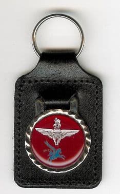 AIRBORNE FORCES LEATHER KEY FOB