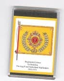 ARGYLL & SUTHERLAND HIGHLANDERS COLOURS FRIDGE MAGNET L