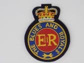 BLUE'S AND ROYAL'S ( CAP BADGE ) BLAZER BADGE